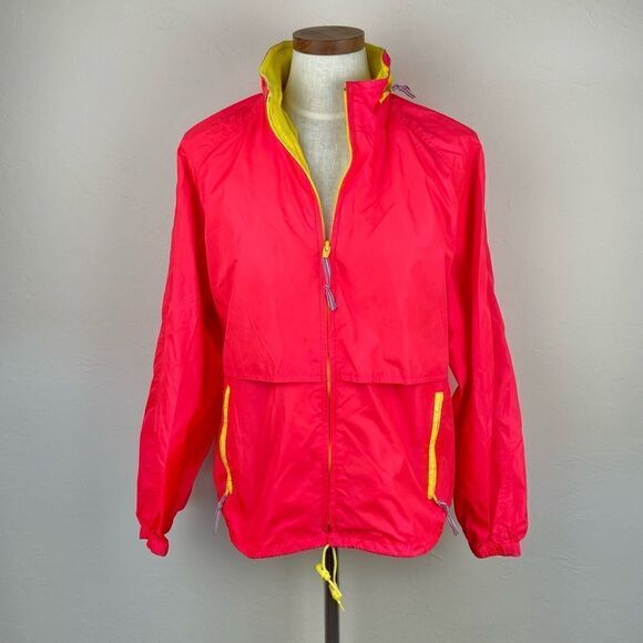 Vintage Woolrich Vibrant Full-Zip Windbreaker Jacket - Picture 1 of 7